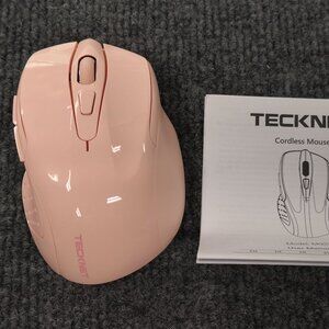 Tecknet Wireless Optical Mouse M003 Lavender pink. new